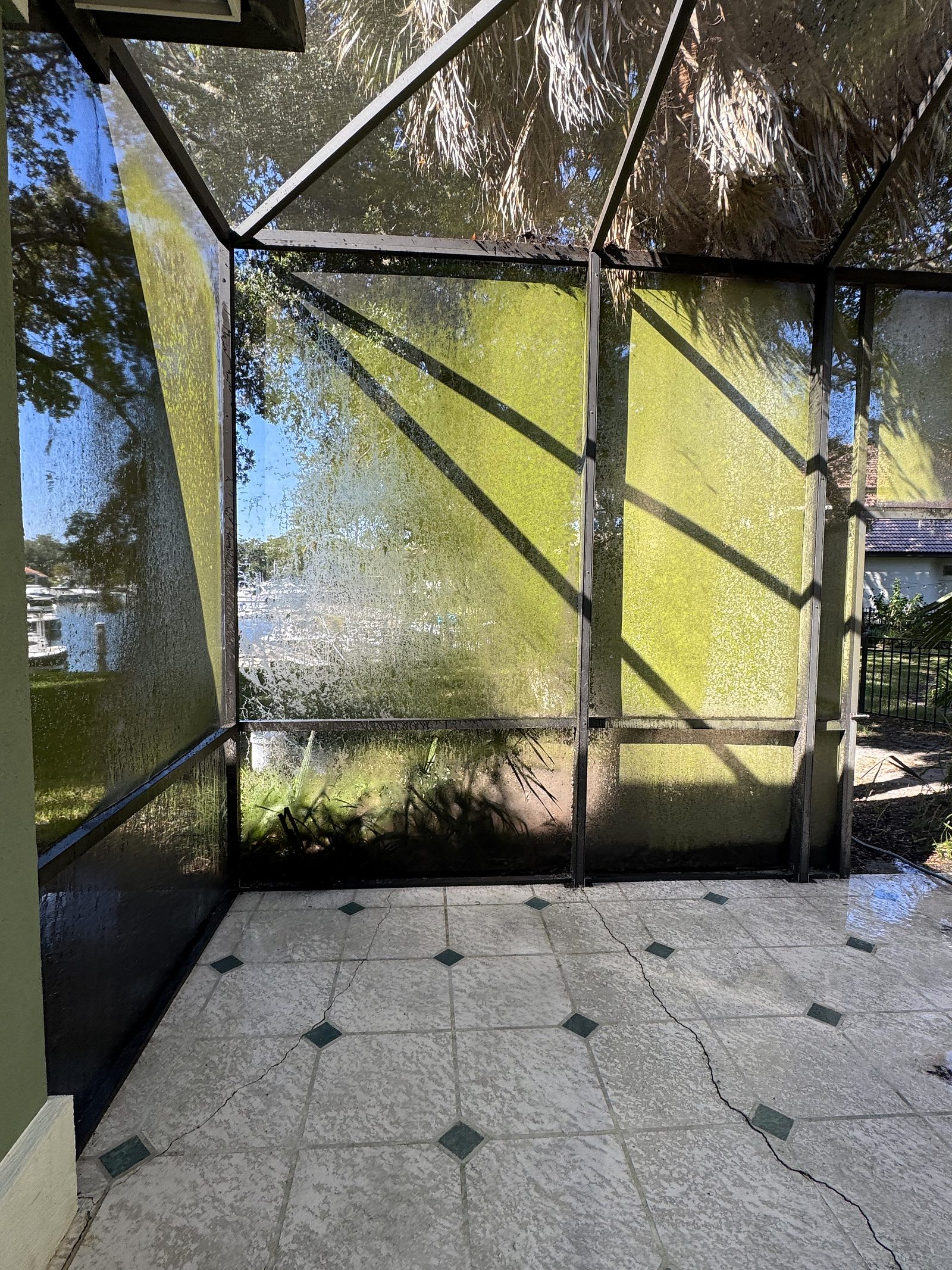 Lanai Screen — Before