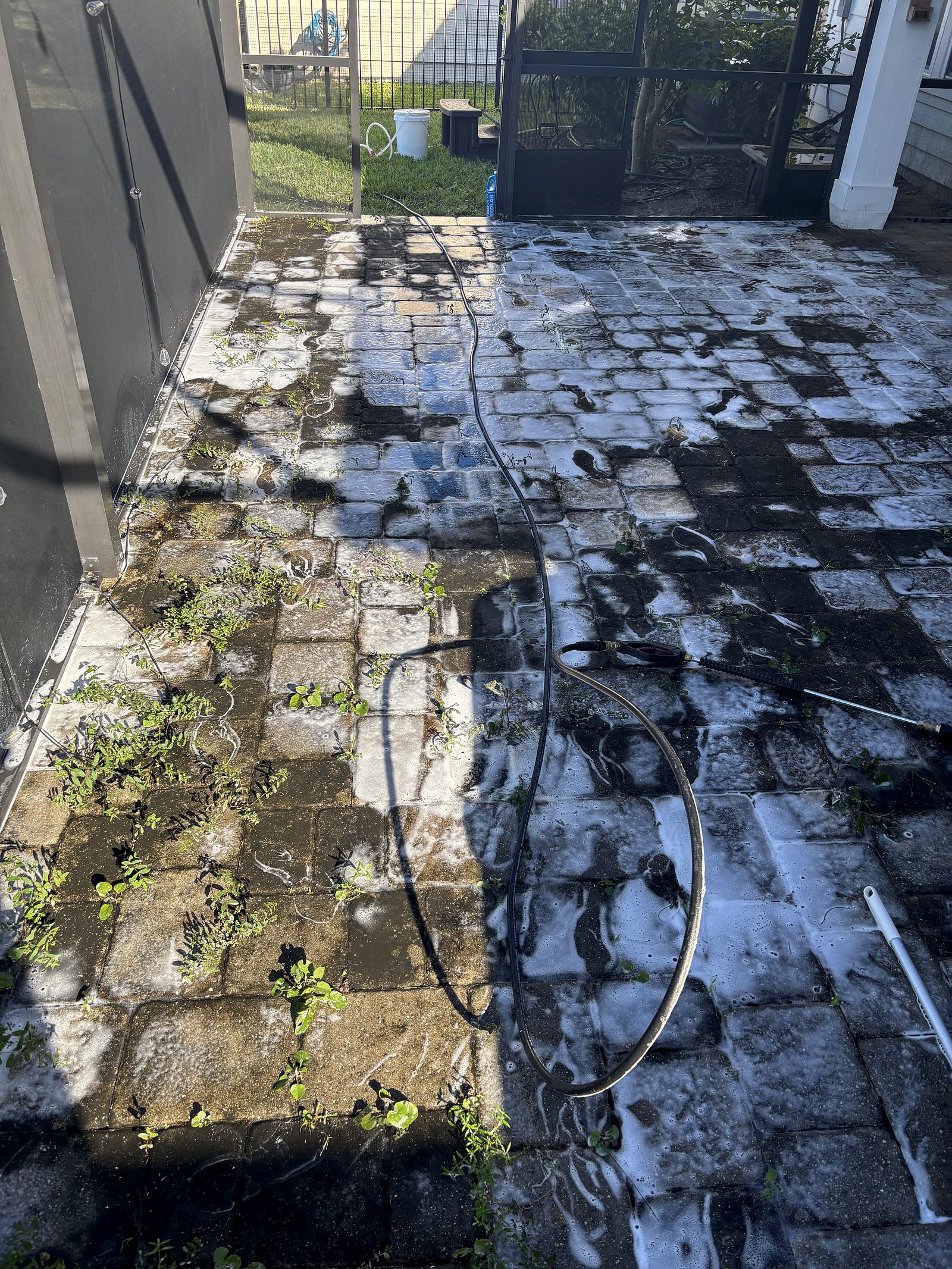 Paver Patio — Before